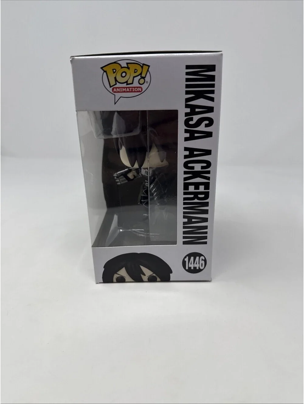FUNKO POP! Mikasa Ackermann 1446 Animation Attack On Titan W/PROTECTOR! P66